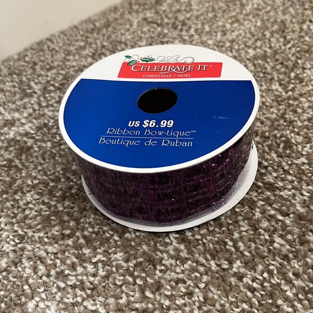 Festive Glitter Ribbon Set - Picture 2 of 7